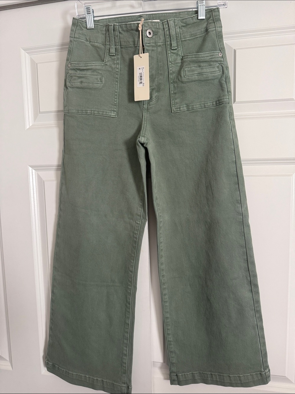 Altar'd State Olive Green Bootcut Jeans for women